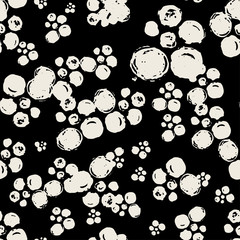 Seamless textile doodle pattern