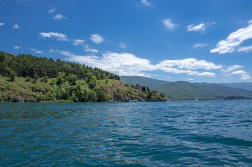 Fototapeta na wymiar Macedonia - Ohrid Lake - St. John Kaneo