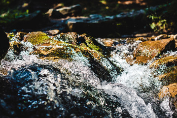 Waterfall close up