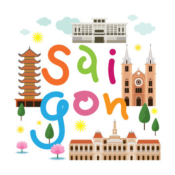 Saigon or Ho Chi Minh City, Vietnam Travel and Attraction