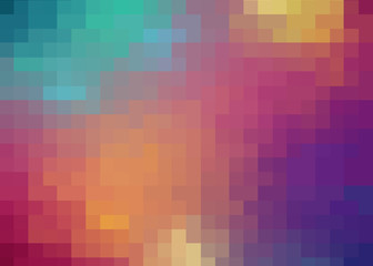 background of yellow orange pink purple and green blocks 