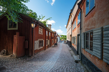 Skansen open-air museum in Stockholm, Sweden.