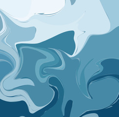 Vector Watercolor Blue Background