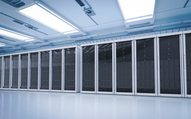 server room or server computers