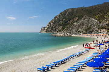 Fototapeta premium view of Monterosso - cinque terre, Liguria - Italy