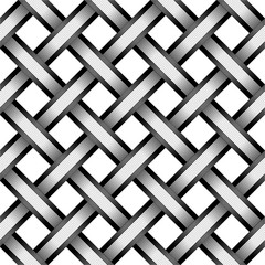Seamless pattern consisting of the symbol Celtic Knot detail black and white pattern