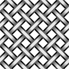 Seamless pattern consisting of the symbol Celtic Knot detail black and white pattern