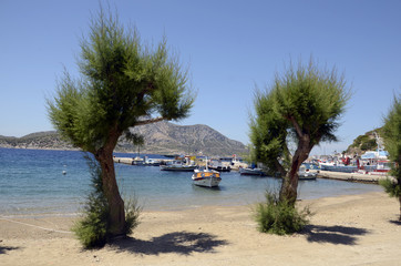 Fototapeta premium Plage de l’île de Fourni (Grèce)
