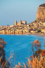 Cefalu, old harbor town on the island of Sicily - 154719130