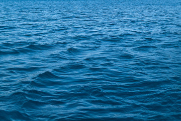 Blue sea waves background