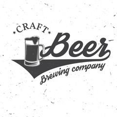 Vintage design for bar, pub and restaurant business.