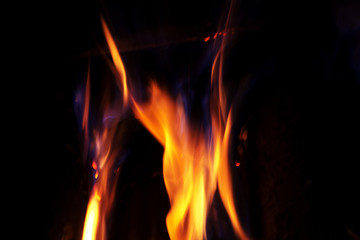 Fire. Background. Element. The concept of nature.