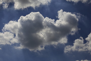 Obraz premium Wolkenformationen in Ritterhude