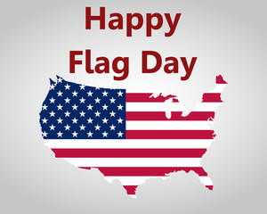 Flag United States, vector illustration