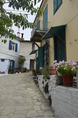 Fototapeta na wymiar Village de Manoletes (Samos)