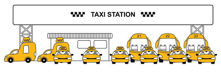 Urban Taxi Station Concept