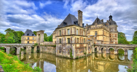 Fototapeta na wymiar Chateau de Serrant in the Loire Valley, France