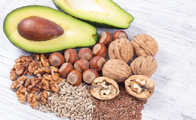 Sources of omega 3 fatty acids contained in the food.