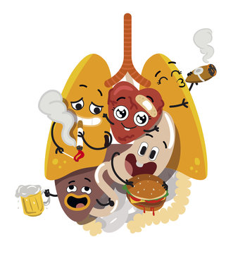 Enfermedad, vicios y mala vida