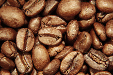 Roasted coffee beans