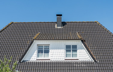 Schornstein auf einem Dach