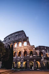 Fotobehang Colosseum in Rome © oneinchpunch