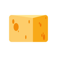 Cheese dairy food vector icon illustration graphic design