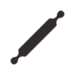 rolling pin bakeware vector icon illustration graphic design