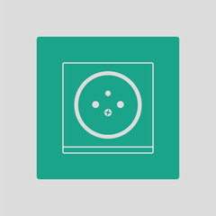 France electrical socket icon