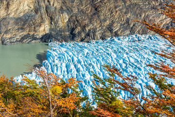 Grey Glacier,Patagonia, Chile,Patagonian Ice Field, Cordillera del Paine