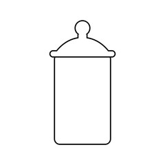 jar kitchen object vector icon illustration graphic design