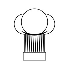 Chef hat toque vector icon illustration graphic design
