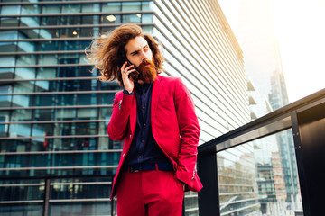 Fototapeta premium Hipster man