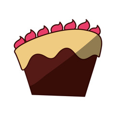 cake dessert pastry vector icon illustration graphic design