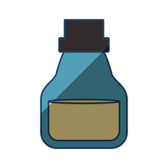 oil jar object vector icon illustration graphic design
