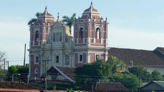 Dulce Nombre de Jesus  el Calvario church from rooftop