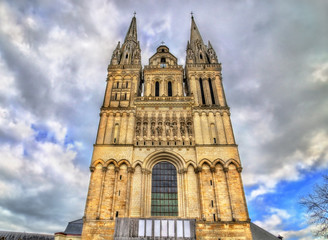 Fototapeta na wymiar Saint Maurice Cathedral of Angers in France