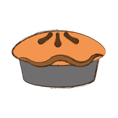 pie dessert food vector icon illustration graphic design
