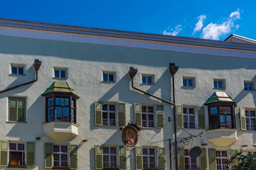 Fassaden historische Altstadt Rosenheim