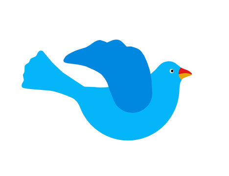 blue bird vector 