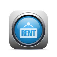 Square Push-Button - Vector