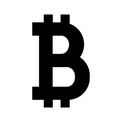 Obraz premium Bitcoin icon. Sign of bitcoin digital crypto currency. Vector Illustration