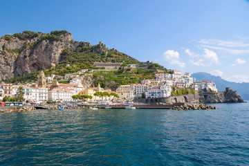 Fototapeta na wymiar Amalfi town in Italy