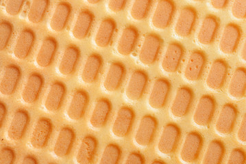 Homemade waffle background