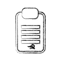 board signature document vector icon illustration graphic design