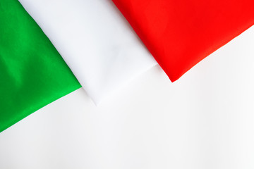 Italy flag and space for text  