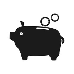 broke savings moneybox vector icon illustration graphic design