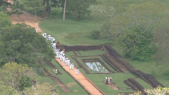 View from Sigiriya Lion's rock, Sri Lanka