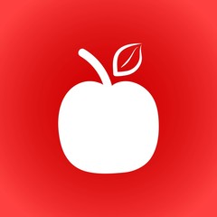 apple icon stock vector illustration flat design