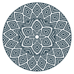 Ethnic style vector hand drawn mandala
